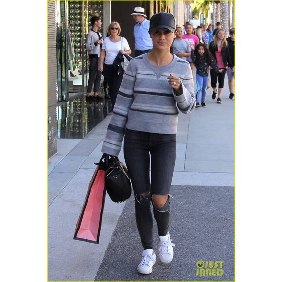 Derek Lam 10 Crosby Striped Crewneck Wool Wide Sleeve Sweater - Picture 7 of 10